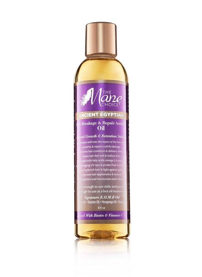 Ancient Egyptian Anti-Breakage & Repair Antidote Hair Oil For Coily, Wavy & Curly Hair, 8 Ounce