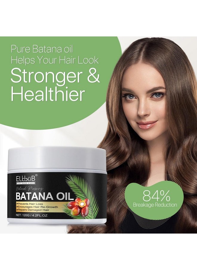 Raw Batana Oil For Hair Growth And Repair -100% Pure, Unrefined Oil From Honduran Rainforests Prevent Hair Loss And Enhances Hair Thickness In Men & Women