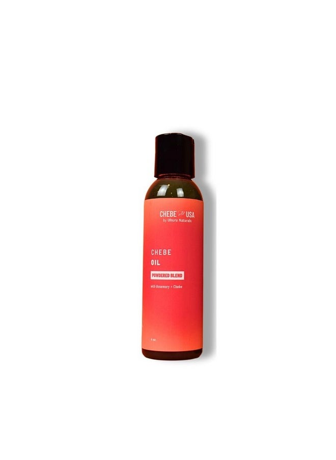 Chebe Oil (4 Oz) - African Chebe Serum Treatment & Essential Oils - Natural Repair, Growth & Moisture For Dry Scalp & Hair
