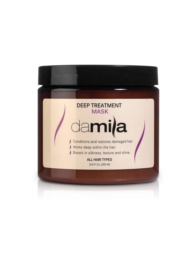 Keratin Hair Mask - Deep Conditioning For Dry, Damaged, Curly, Frizzy Hair - Repairs Split Ends, Restores Silkiness And Shine - 16.9 Fl. Oz