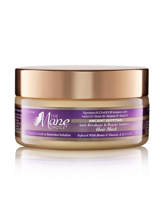 Ancient Egyptian Anti-Breakage & Repair Antidote Hair Mask For Coily, Wavy & Curly Hair, 8 Ounce
