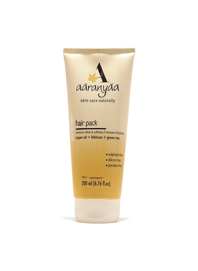 Hair Pack With Argan Oil (200Ml) Hair Mask For Dry & Frizzy Hair | Deep Conditioning And Hair Fall Control | For Men & Women | 200Ml - Sulphate Free