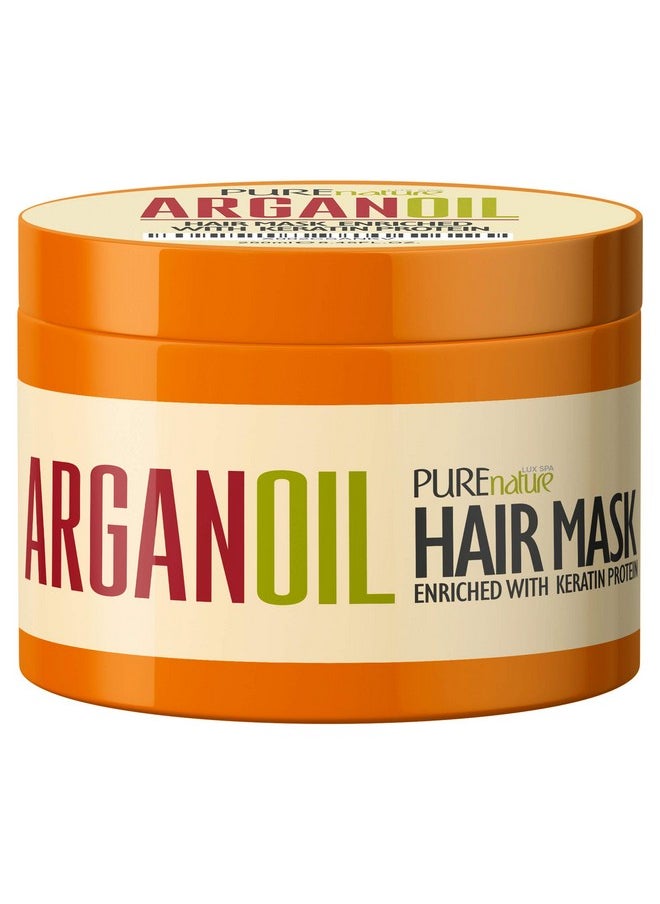Moroccan Argan Oil Intense Hair Mask - Hydrating Technology For Damaged, Extremely Dry Split Ends - Deep Conditioner Repair Treatment For Curly, Straight, Frizzy, Black And Color Treated Hair