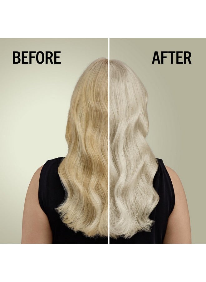 Keratin Blonde Anti Brass Purple Mask, 1 Application - Hair Dye Treatment Neutralizes Brassiness And Yellow Undertones, Hair Mask Strengthens Hair, Making It 3X Stronger