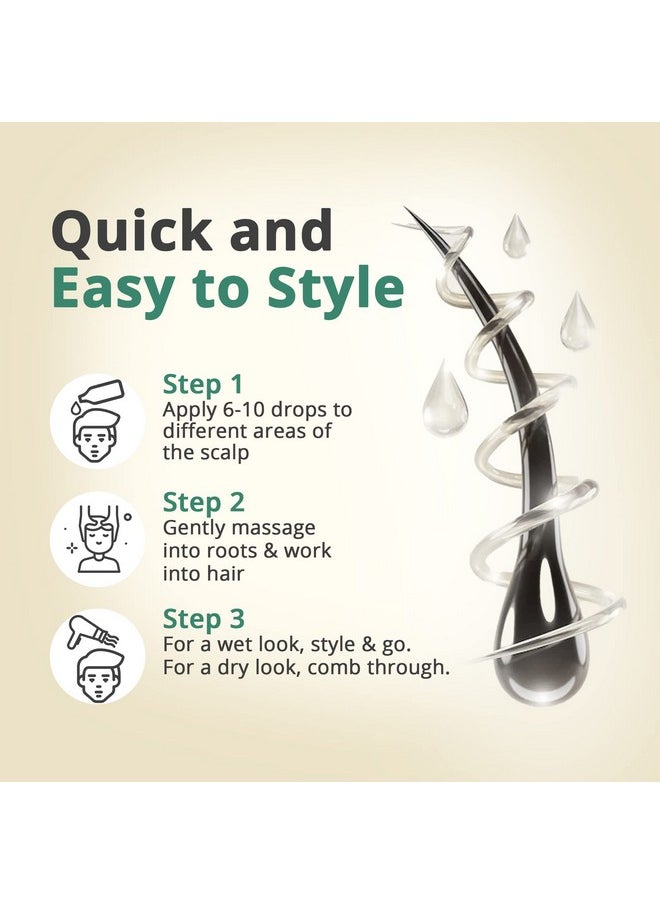 Ecklonia Cava Hair Serum - Growth Volumizer For All Hair Types, Flexible-Hold Styling Gel With Msm & Biotin For Women & Men, 4Oz