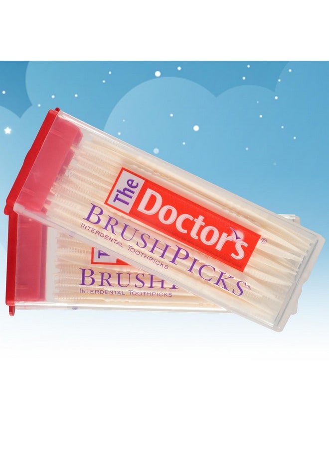 Brushpicks Interdental Toothpicks 120 Picks