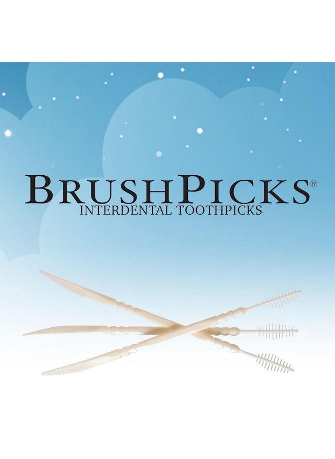 Brushpicks Interdental Toothpicks 120 Picks