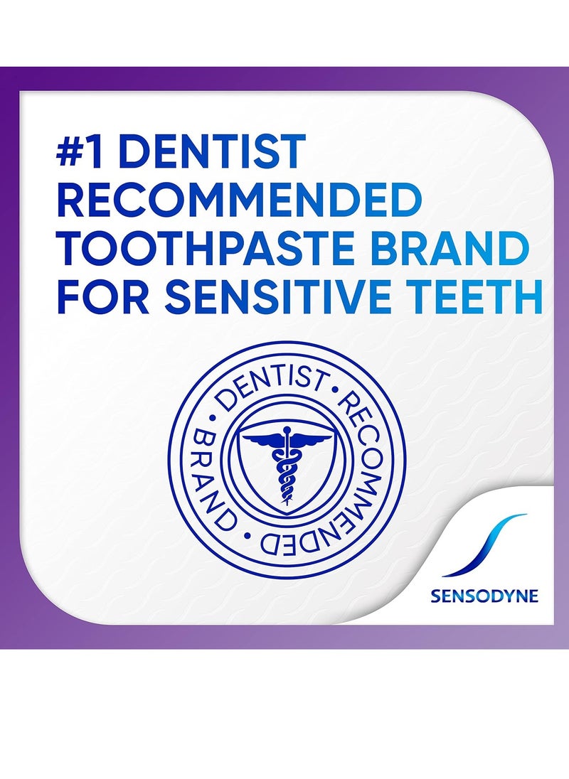 Sensodyne Rapid Relief Sensitive Toothpaste, Cavity Prevention and Sensitive Teeth Treatment - 3.4 Ounces