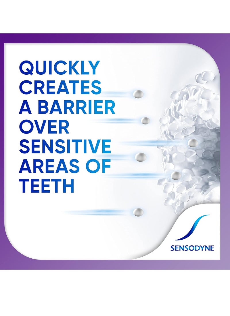 Sensodyne Rapid Relief Sensitive Toothpaste, Cavity Prevention and Sensitive Teeth Treatment - 3.4 Ounces