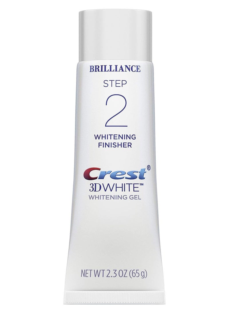 Crest 3D White Brilliance 2 Step Kit, Deep Clean Toothpaste (4oz) + Teeth Whitening Gel (2.3oz)