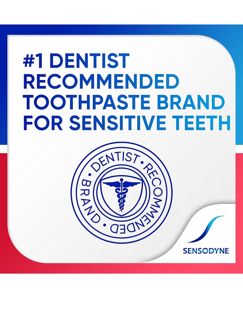 Sensodyne Sensitivity & Gum Sensitive Toothpaste for Gingivitis, Sensitive Teeth Treatment, Clean & Fresh - 3.4 Ounce (Pack of 4)