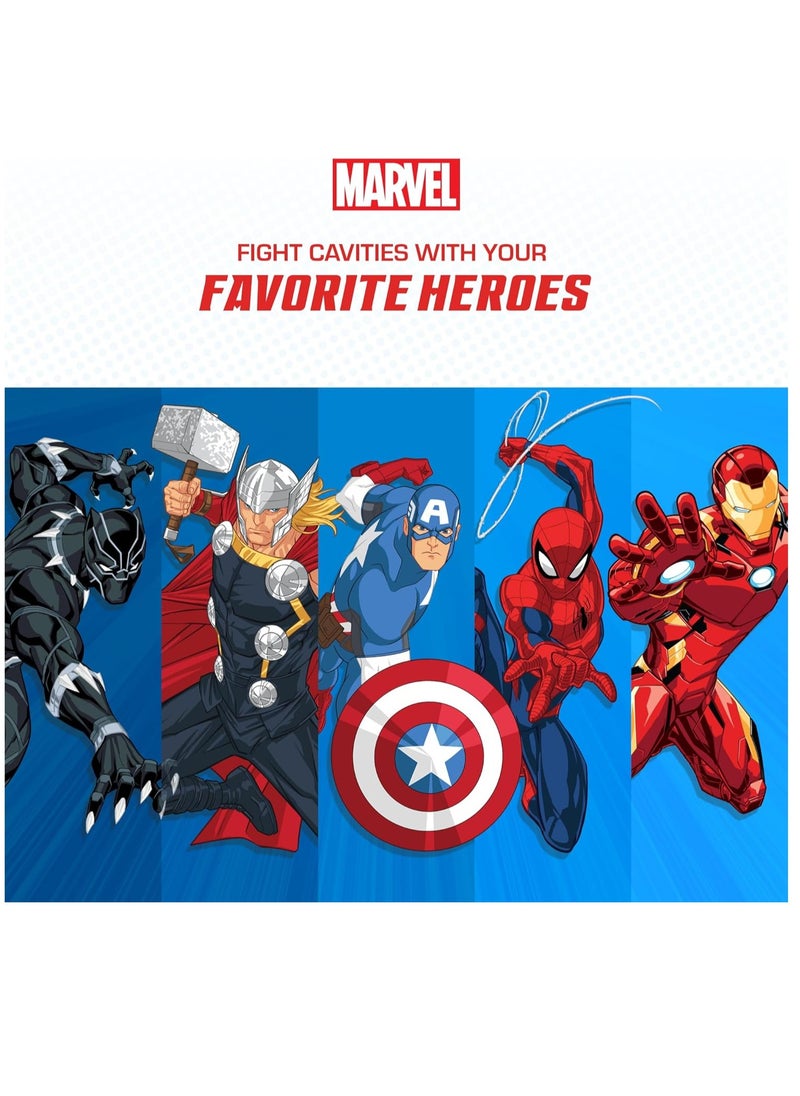 Brush Buddies Marvel Iron Man Toothbrush for Kids, Soft & Rounded Bristles, Poppin' Fun Kids Toothbrush, Ultra Soft Pop-up Toothbrush with Superhero Toothbrush Cover