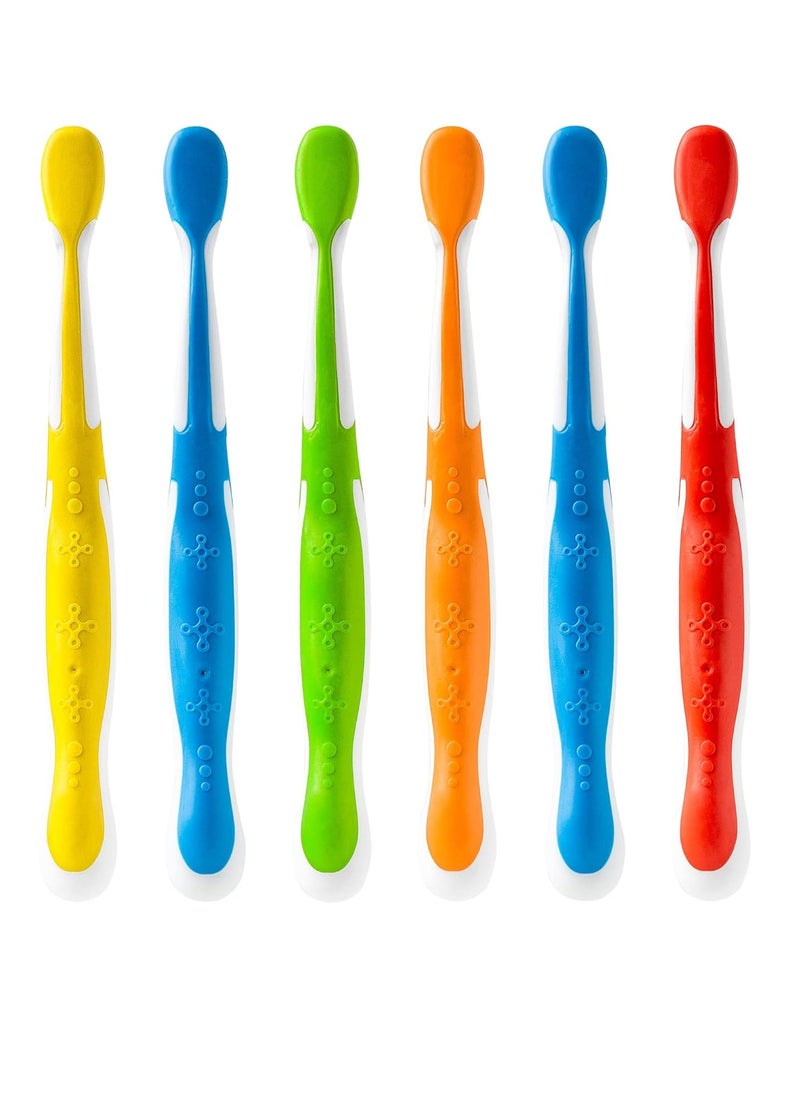 Brush Buddies 6-Pack Hot Wheels Toothbrush for Kids, Kids Battery Powered Toothbrushes, Toothbrush Pack, Soft Bristle Toothbrushes for Kids, Toddler Toothbrush Ages 2-4, Multicolor