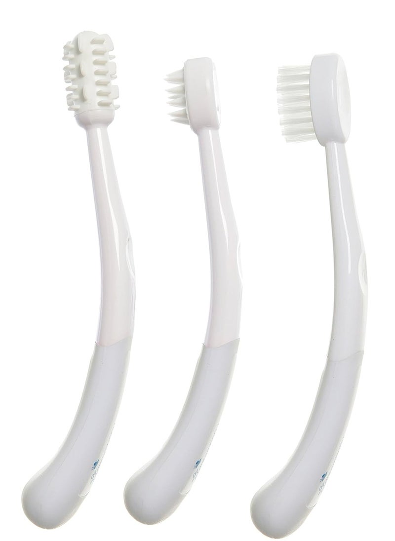 Dreambaby Toothbrush Set 3 Stage, White