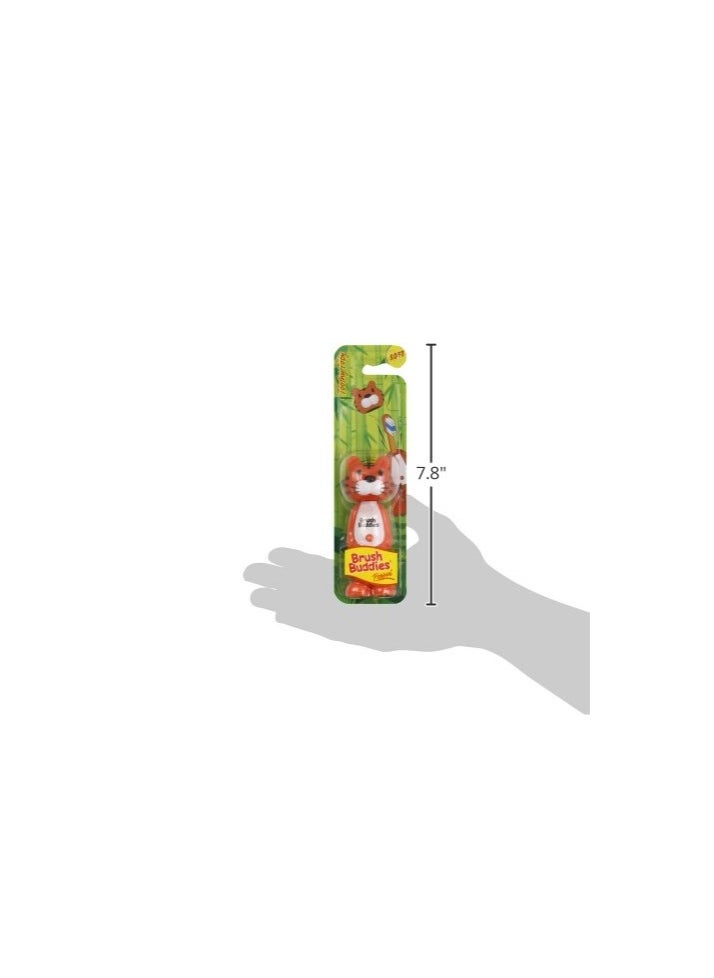 Brush Buddies Toothy Toby Toothbrush, BPA Free, Battery Powered, Multicolor, Unisex-Kids