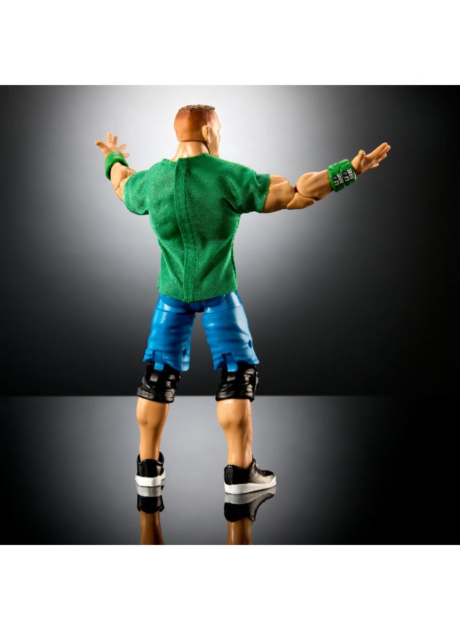 Mattel WWE Elite Action Figure Wrestlemania with Accessory and Nicholas Build-A-Figure Parts, Posable Collectible WWE Fans