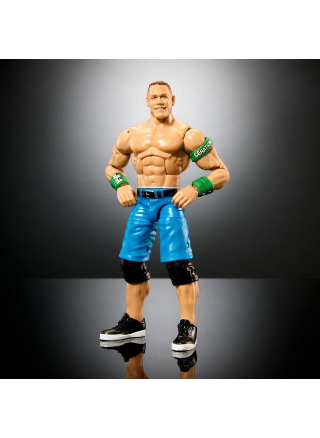 Mattel WWE Elite Action Figure Wrestlemania with Accessory and Nicholas Build-A-Figure Parts, Posable Collectible WWE Fans