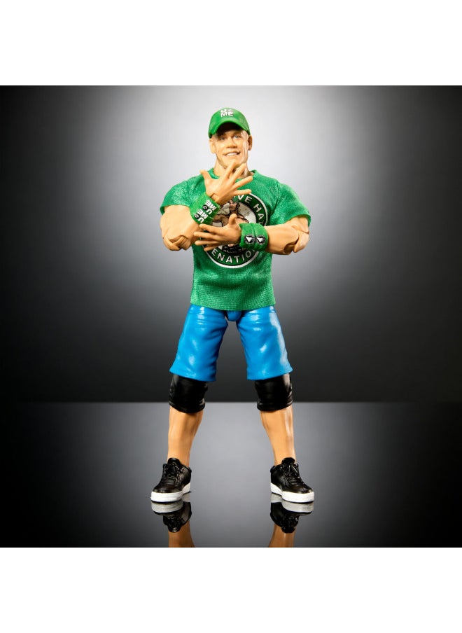 Mattel WWE Elite Action Figure Wrestlemania with Accessory and Nicholas Build-A-Figure Parts, Posable Collectible WWE Fans