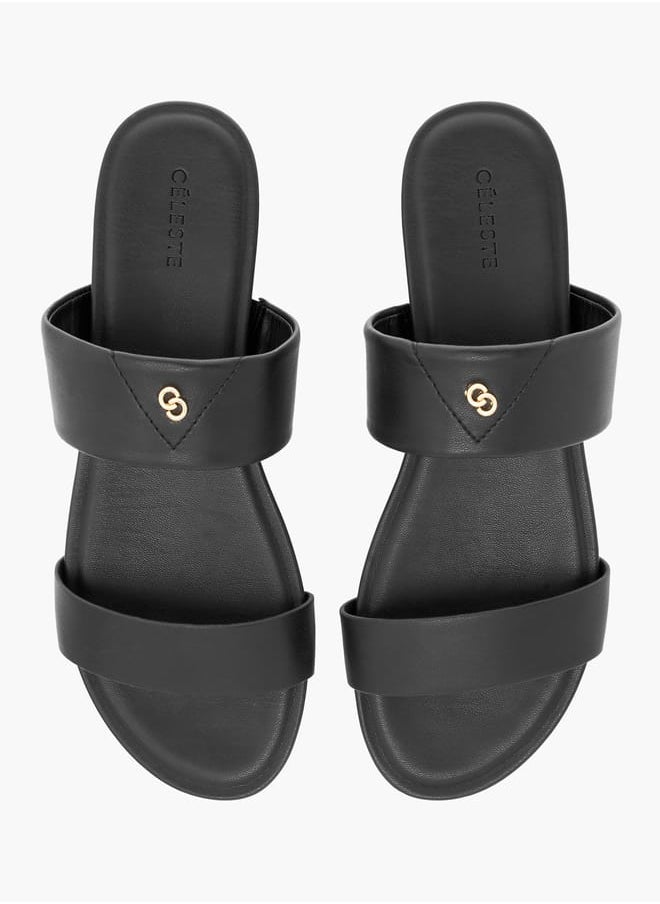 Women's Solid Slip-On Sandals