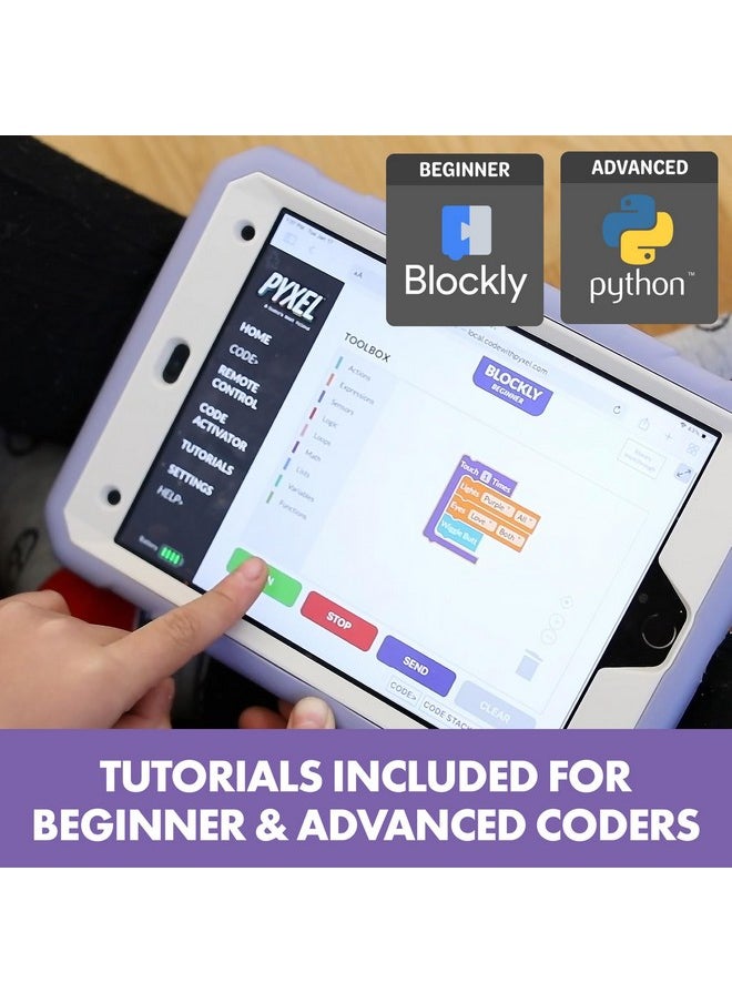 Pyxel A Coder’S Best Friend - Coding Robots For Kids With Blockly & Python Coding Languages