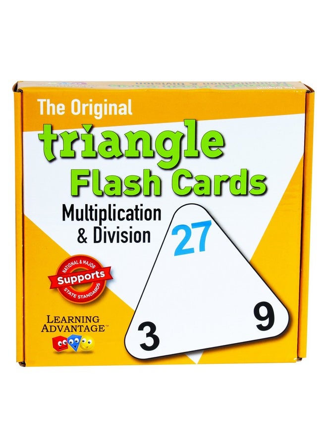 4552 The Original Triangle Flash Cards, Multiplication And Division, Grade: 2 To 6, 6.5