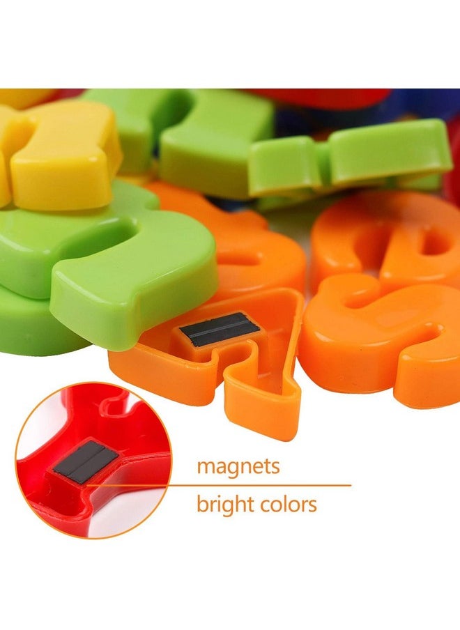 Magnetic Letters Numbers Alphabet Abc 123 Fridge Magnets Plastic Educational Toy Set Preschool Learning Spelling Counting Uppercase Lowercase Math For 3 4 5 Years Kids(78 Pcs)