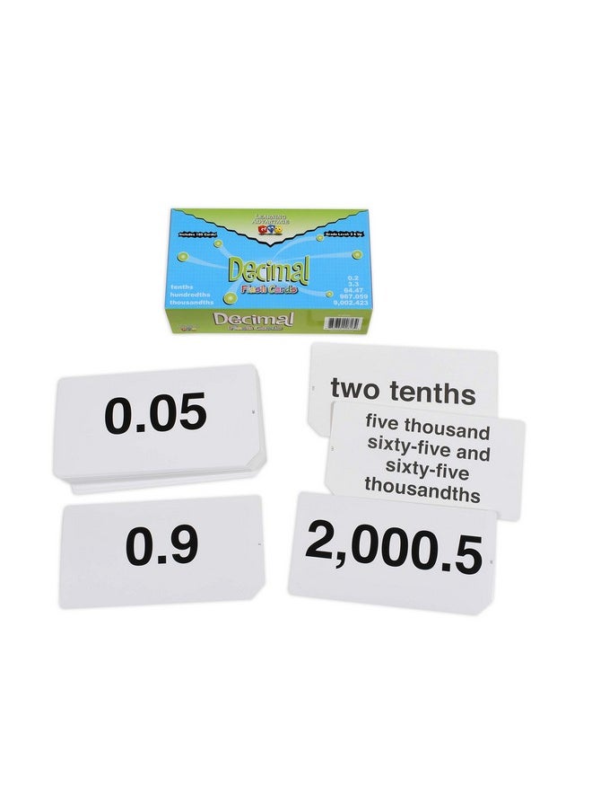 8658 Decimal Flash Cards