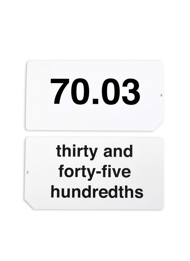 8658 Decimal Flash Cards