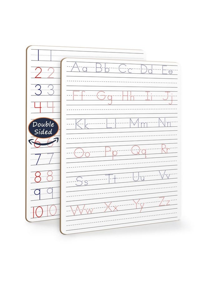 Dry Erase Handwriting Practice For Kids 9 X 12 Inch Alphabet Tracing Board Whiteboard Letter Tracing For Kids Ages 3-5 Write And Wipe Alphabet Practice Cards Letters Writing Board