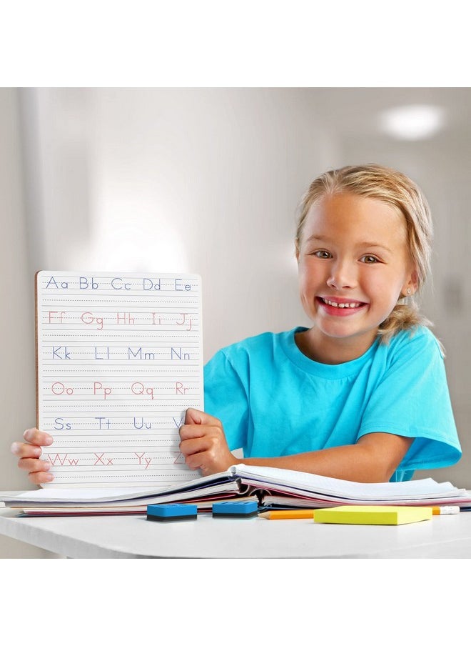 Dry Erase Handwriting Practice For Kids 9 X 12 Inch Alphabet Tracing Board Whiteboard Letter Tracing For Kids Ages 3-5 Write And Wipe Alphabet Practice Cards Letters Writing Board