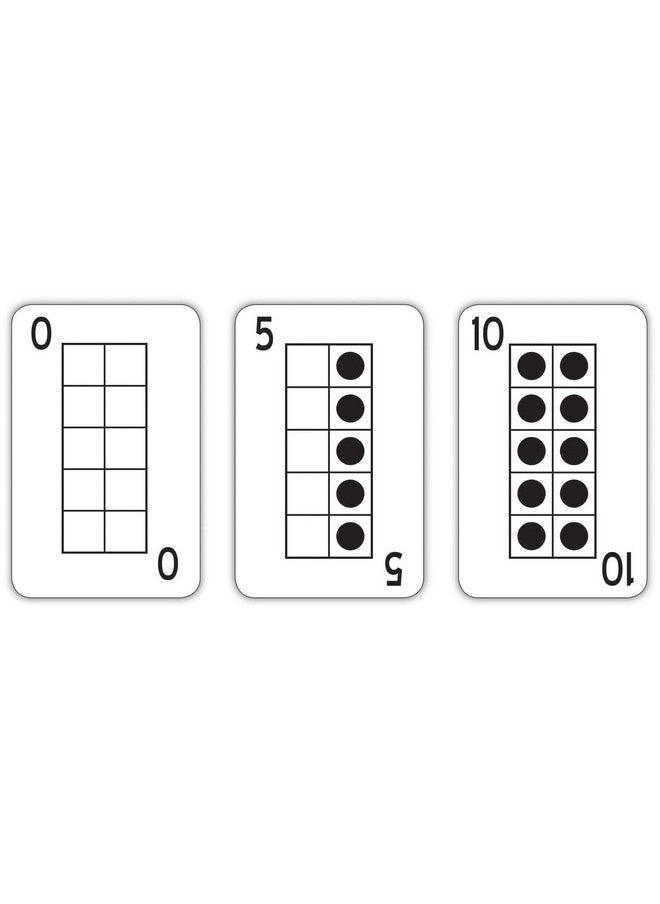 Ten Frame Playing Cards - Set Of 44 - Learn And Recognize Numbers 1-10 - Practice Subitizing - Early Math Resource