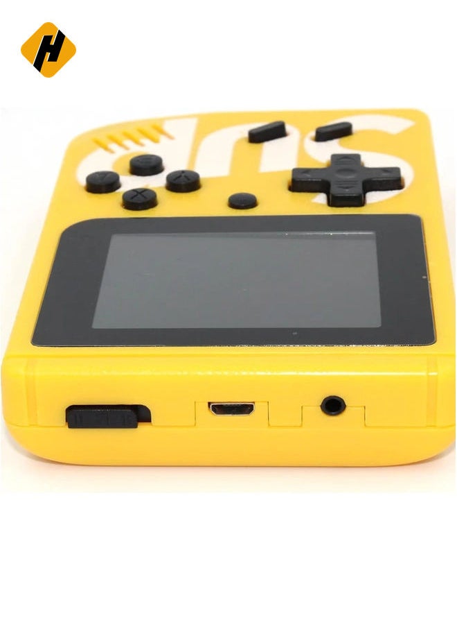 SUP Game Box Plus 400 in 1 Retro Games UPGRADED VERSION mini Portable Console Handheld Gift By PRIME TECH ™ (Yellow))