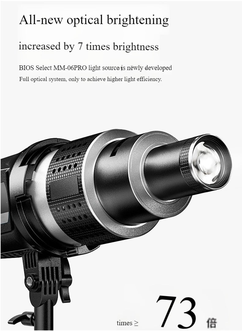 Flash Snoot Conical Lens, Video Artist Modelling Shape Photo Studio Light Kit, with Optical Spotlight Lens 35 Gobos