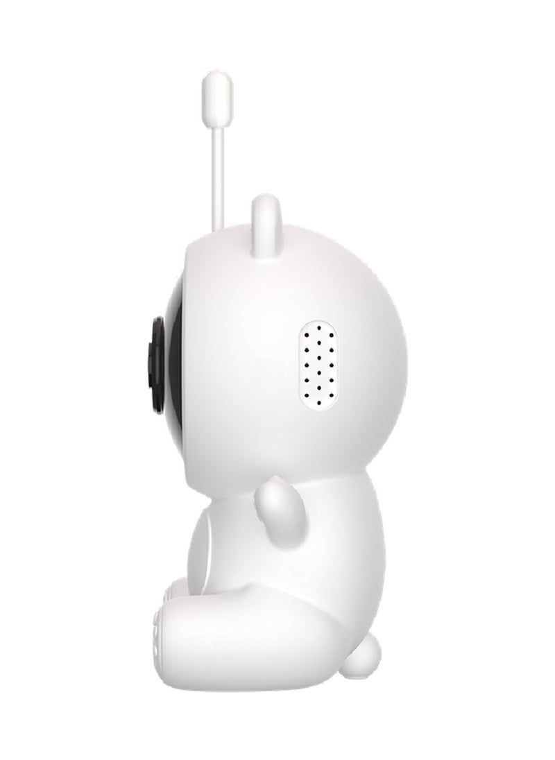 Wifi Baby Camera,100° Wide Angle, ​1080P Full HD, Sound & Cry Detection, Temperature Sensor, Night Light, Night Light- White