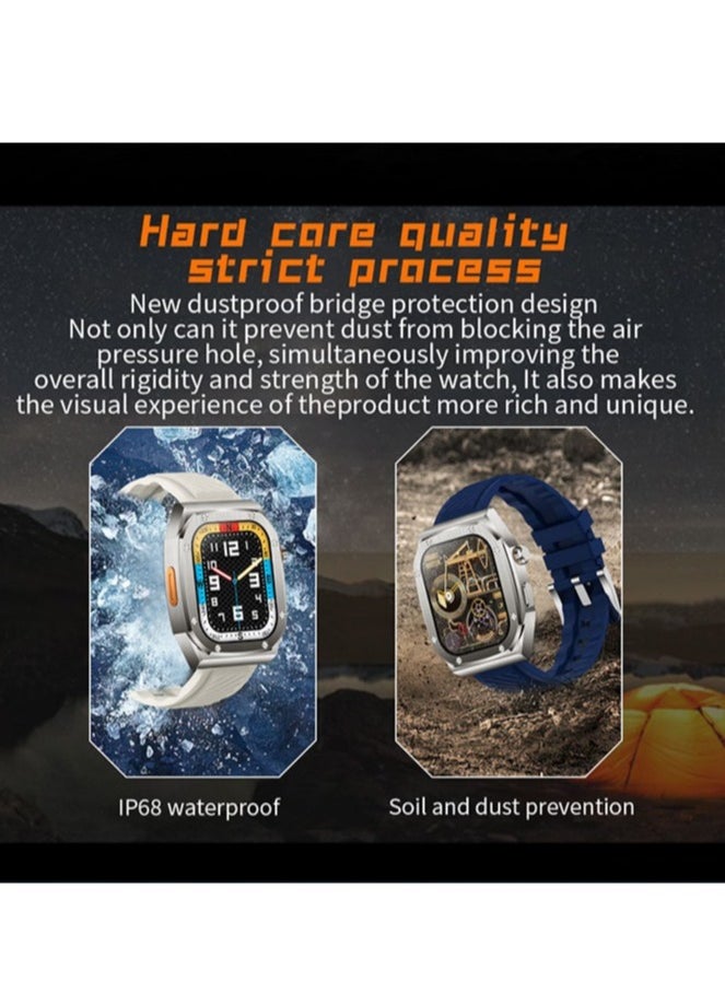 Z79 Max Smartwatch with HD Screen NFC Compass Function Custom Dial Bluetooth Calls Music Player and Health Monitor