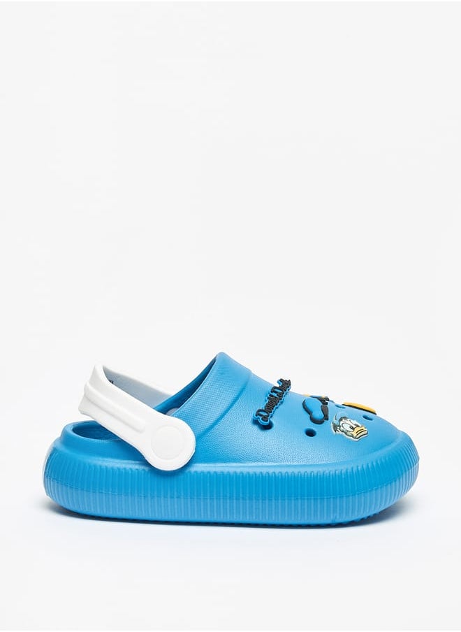 Donald Duck Detail Slip-On Clogs