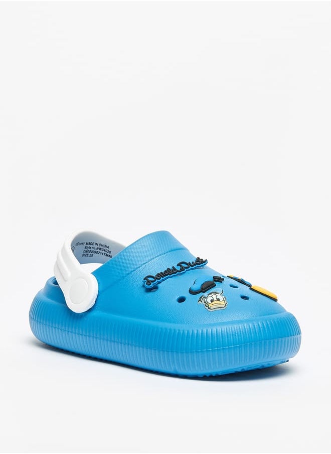 Donald Duck Detail Slip-On Clogs