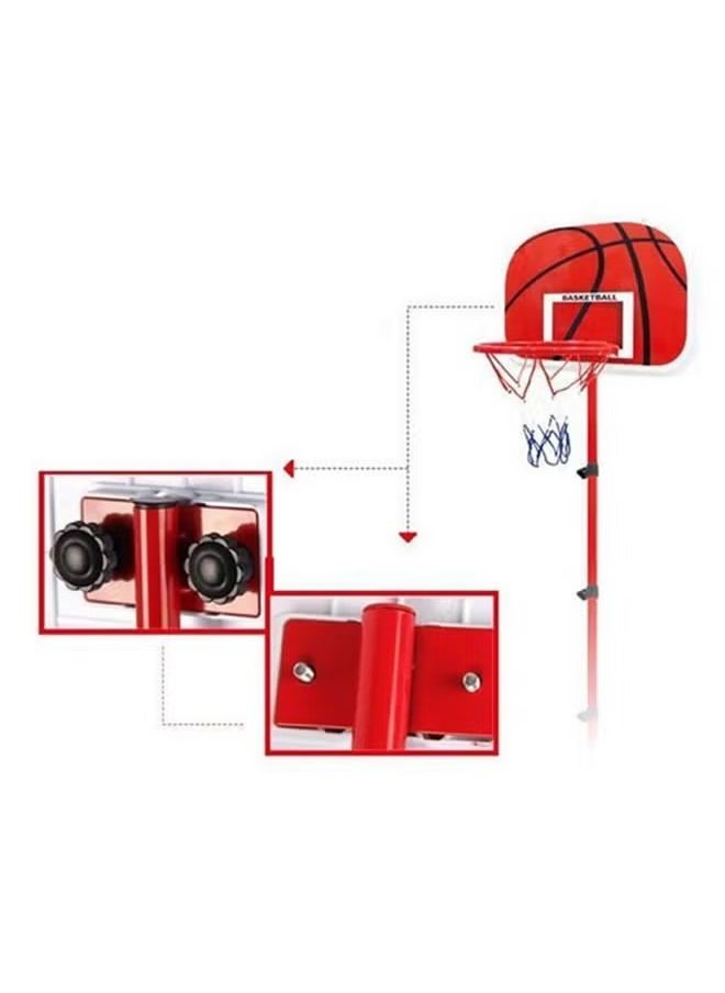 Adjustable Basketball Outdoor Indoor Back Board Stand And Hoop Set Kid Toy