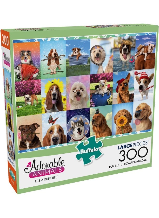 Buffalo Games - It's a Ruff Life - 300 Large Piece Jigsaw Puzzle