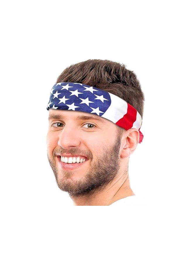 Bold & Stunning American Flag Polyester Bandana (20