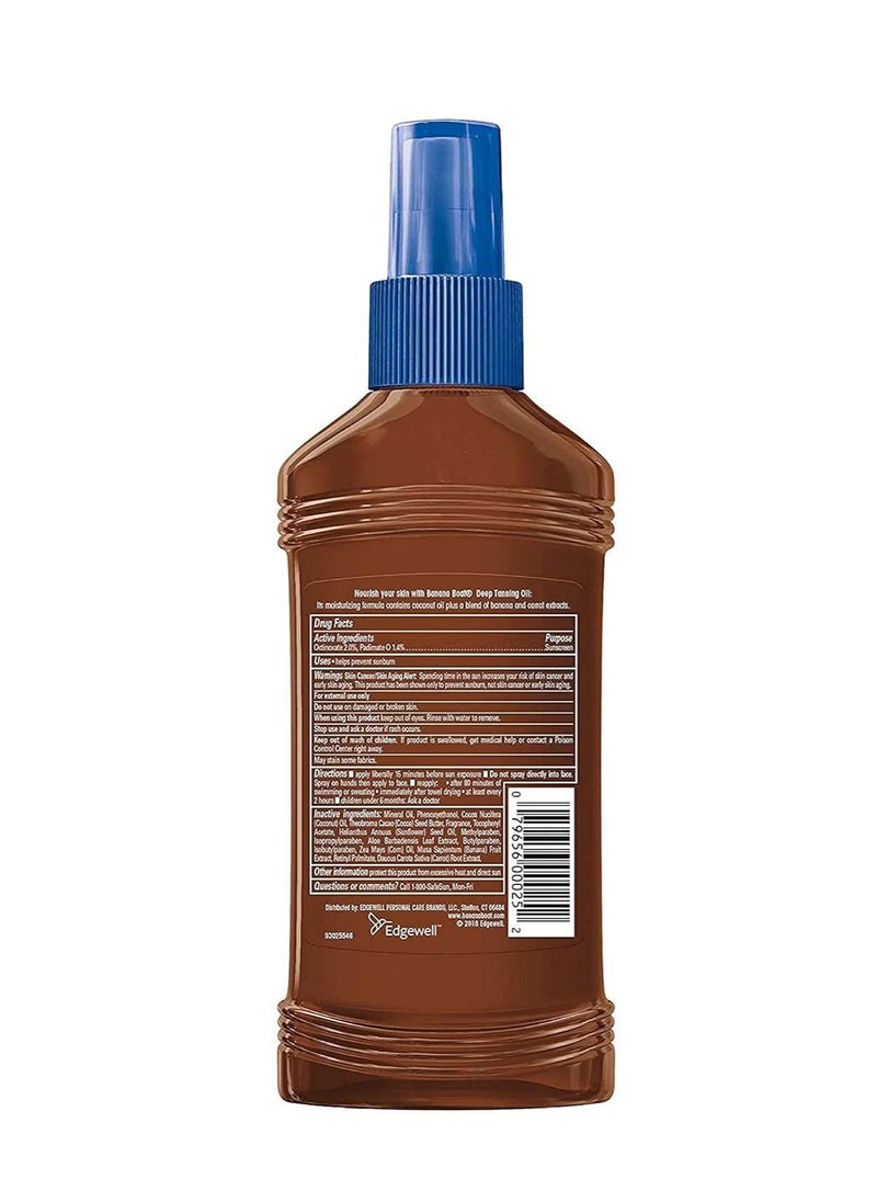 Banana Boat Dark Tanning Oil Spray SPF 4, 8 oz