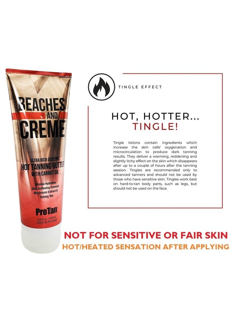 Beaches & Creme Sizzling Hot Tanning Butter 8.5oz