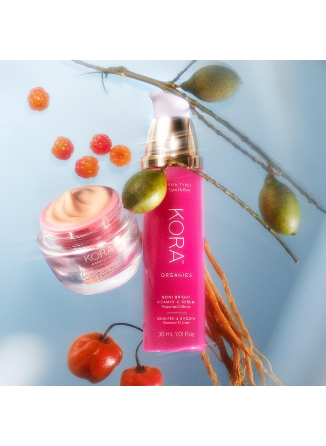 Berry Bright Firming Vitamin C Eye Cream, Hydrate & Strengthen, Certified Organic, Cruelty Free, Refillable, 0.50 Fl Oz