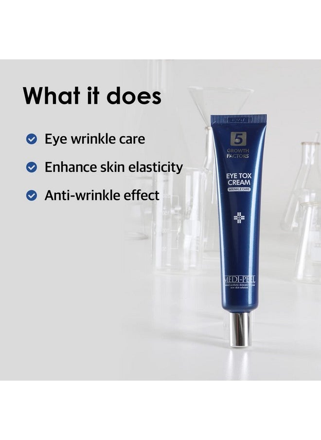 Eye Tox Cream 1.35Fl.Oz. / 40Ml, Firming Eye Cream, Anti-Wrinkle Effect, Brightening, Collagen, Peptides, Hydrating Eye Area, Eye Cream For Puffiness, Under Eye Care, Sagging Eye Soultion