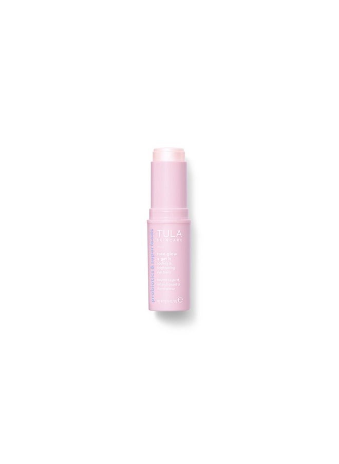 Skin Care Eye Balm Rose Glow - Dark Circle Treatment, Instantly Hydrate And Brighten Undereye Area, Portable And Perfect To Use On-The-Go, 0.35 Oz.