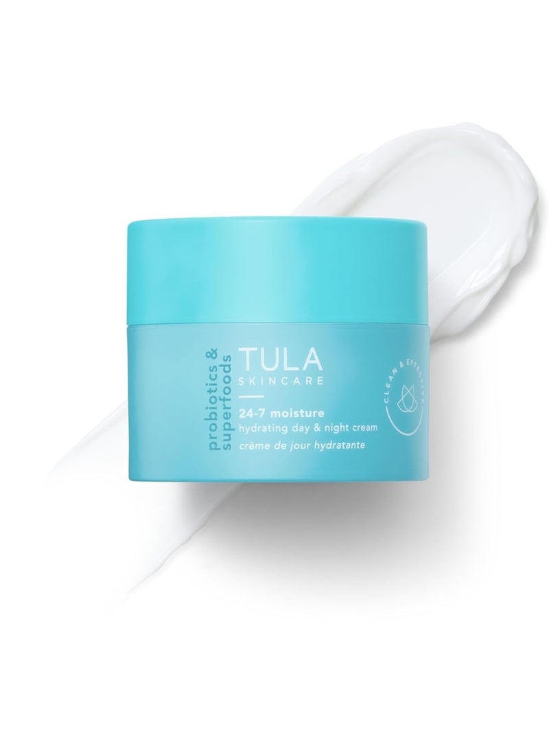 TULA Skin Care Greatest Hits Skincare Discovery Kit, Includes Gold Glow & Get It Eye Balm 0.35 oz., The Cult Classic Cleanser 50ml, 24-7 Moisture Hydrating Day & Night Cream 15ml, 3-Piece Kit
