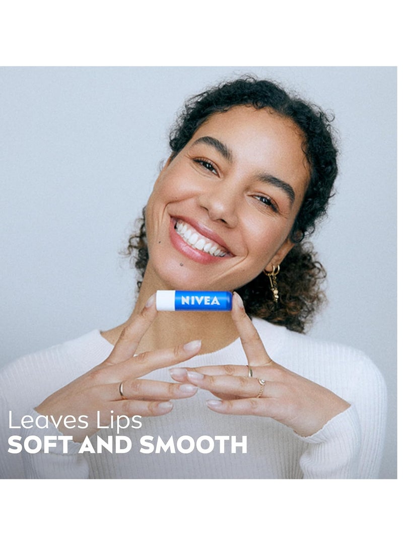 NIVEA Nourishing Moisture Collection Skin Care Set, Nourishing Care Body Wash, 20 Fl Oz + Body Lotion, 13.5 Fl Oz + Hand Cream, 2.6 Oz + Moisture Lip Care Balm, 0.17 Oz, Holiday Gifts for Women