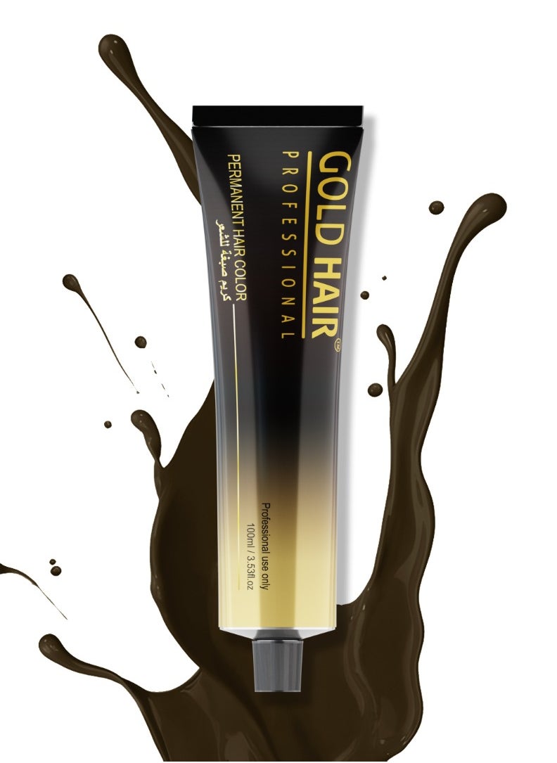 Gold Hair Permanent Hair Color | 7.07 MEDIUM TABACCO BLOND 100ml