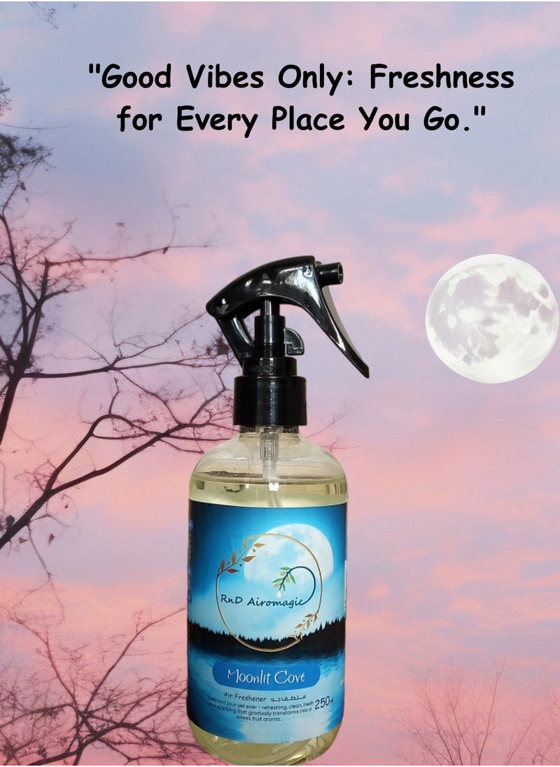 Premium Quality Car / Room / Office / Air Freshener / Ambient Spray Moonlit Cove 250ml