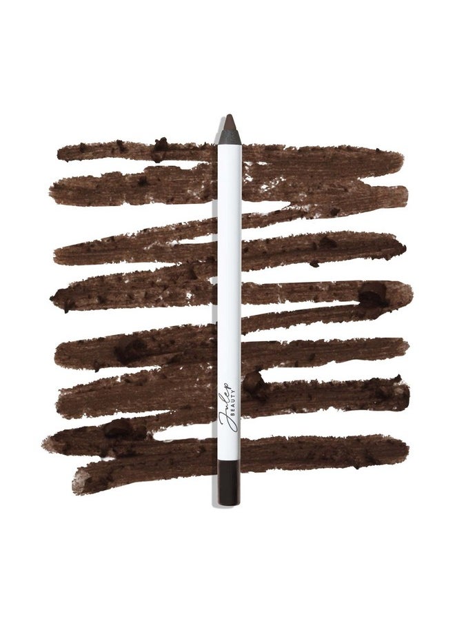 When Pencil Met Gel Sharpenable Multi-Use Longwear Eyeliner Pencil - Rich Brown - Transfer-Proof - High Performance Liner